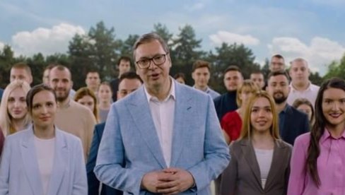 BUDUĆNOST JE U TVOJIM RUKAMA: Vučić - LJudi su najvažniji simbol Srbije (VIDEO)