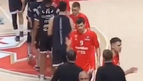 ŠTA OVO BI? Trojica košarkaša Partizana nisu hteli da se pozdrave sa igračima Zvezde (VIDEO)