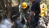 VATRENU STIHIJU OBUZDAVA I HELIKOPTER: Požar uz magistralni put Trebinje-Bileća