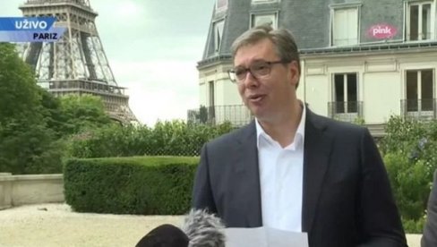 VUČIĆ IZ PARIZA: Video samit bio težak! Spremni smo na razgovore, ali ne prihvatamo ultimatum