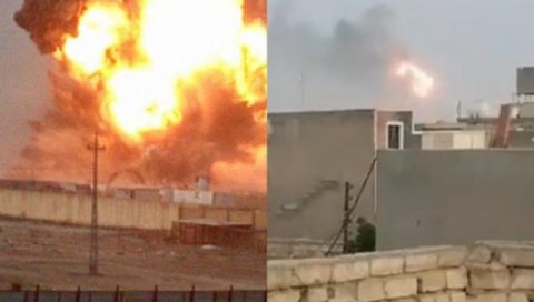 РАКЕТИРАНА ЗЕЛЕНА ЗОНА: Две ракете испаљене на утврђену зону у Багдаду