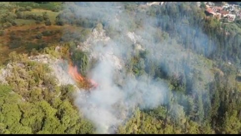 VELIKI POŽAR U CRNOJ GORI: Vatrogasci se bore sa stihijom, policija traži piromana (FOTO)