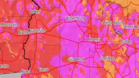 СМРТОНОСНЕ ТЕМПЕРАТУРЕ У САД: У неким местима и до 50 степени, а опасност тек следи!