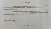 ОВАЈ ДОКУМЕНТ ДОКАЗУЈЕ СВЕ: Ево ко је одобрио извоз оружја у Јерменију (ФОТО)