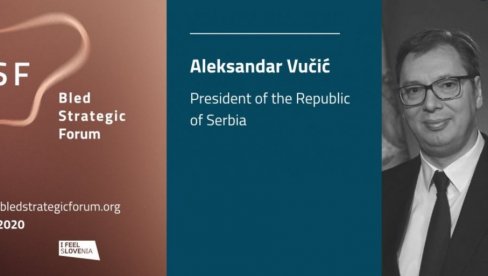 ДОБРОДОШЛИ НА БЛЕД, ПРЕДСЕДНИЧЕ: Бледски стратешки форум пожелео срдачну добродошлицу Алесандру Вучићу (ФОТО)