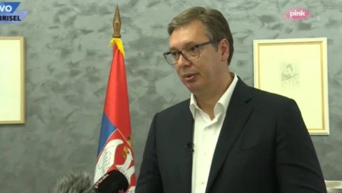 VUČIĆ IZ BRISELA: Moramo da vodimo svoju politiku. Imamo svoje interese, svoj narod i svoju zemlju