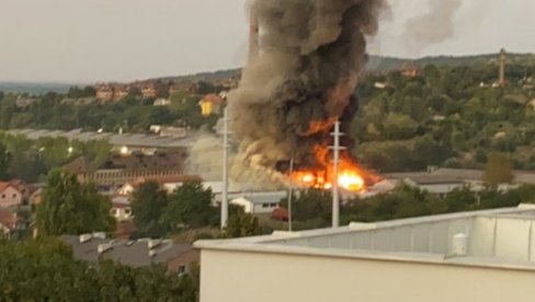 VELIKI POŽAR NA KARABURMI: Crn dim se nadvio nad tim delom grada, vatrogasci izlaze na teren (FOTO/VIDEO)