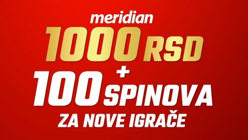 ЈЕДАН КОРАК ТЕ ДЕЛИ ДО НЕВИЂЕНОГ БОНУСА: Преузми ОВДЕ 1.000 динара и 100 бесплатних спинова