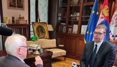RAZGOVOR SA PRIJATELJIMA IZ AUSTRIJE: Vučić dao intervju za Klajne cajtung