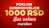 Danas je tvoja poslednja šansa da preuzmeš 1.000 RSD za tiket bez uslova