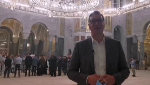 OVO ĆE BITI AJA SOFIJA! Predsednik se obratio građanima iz Hrama Svetog Save: Za ovo ne postoje reči! (FOTO/VIDEO)