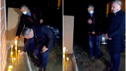 ŽELEO JE DA OSVEŠTA CRKVU NA VELIKU GOSPOJINU, NA SVOJ ROĐENDAN: Sveće u porti hrama u rodnom selu patrijarha Irineja (FOTO+VIDEO)