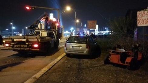 STRAVIČNA NESREĆA NA ZRENJANINSKOM PUTU: Čovek bez svesti leži pored puta! (FOTO)