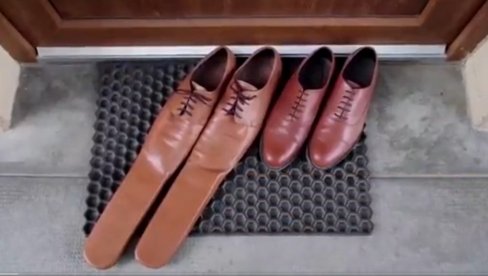 IDEALNE U DOBA KORONE: Obućar prvi cipele koje pomažu u održavanju distance, broj su – neverovatni 75! (FOTO+VIDEO)