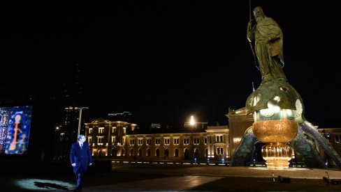 STEFAN NEMANJA OD VEČERAS ČUVA BEOGRAD: Vučić: On je za nas bio početak, neka svi vide njega i Srbiju (FOTO/VIDEO)