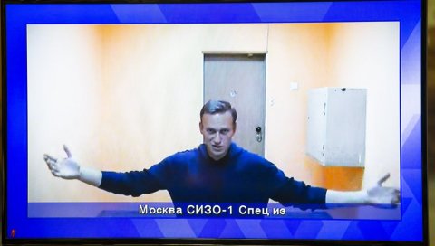 НАВАЉНИ ОСТАЈЕ У ЗАТВОРУ, НАЈАВЉУЈУ СЕ НОВИ НЕМИРИ: Руски суд одбио захтев за пуштање на слободу лидера мале опозиције