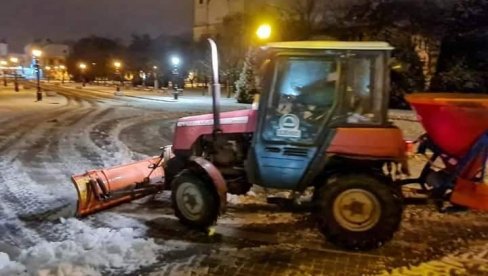 INTERVENCIJA ZIMSKE SLUŽBE U SOMBORU: Sve ulice očičišćene i prohodne