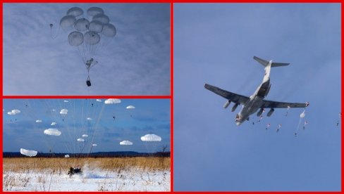 HILJADE RUSKIH PADOBRANACA U AKCIJI: Napad sa neba na kamp terorista (FOTO/VIDEO)