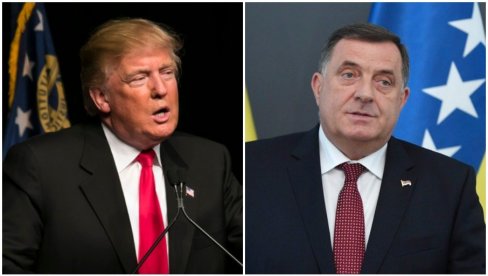 ДОДИК ЧЕСТИТАО ТРАМПУ: Остаће забележен као патриотски оријентисан председник САД