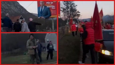 MILOVE PRISTALICE NAPALE LJUDE! Skandalozan snimak - gađali ih kamenicama i flašama, divljačko ponašanje komita (VIDEO)