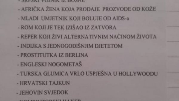 ДА ЛИ БИСТЕ РАДИЈЕ СЕДЕЛИ ПОРЕД СРБИНА, ИЛИ РОМА ИЗАШЛОГ ИЗ ЗАТВОРА?! Скандалозан задатак дат ђацима на часу веронауке у Хрватској