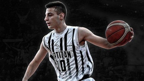 PARTIZAN MISLI NA BUDUĆNOST: Mladi plejmejker Petrović potpisao profesionalni ugovor