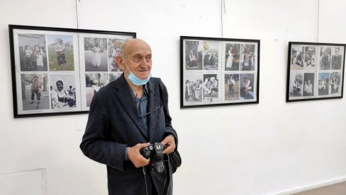 UMETNIK SA ZLATNOM KAMEROM: Izložba fotografija Tomislava Grujičića Ravanjca (81) priređena u Galeriji Narodnog muzeja Valjevo