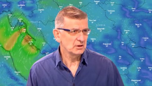 EVO KADA STIŽE KRATKOTRAJNO OSVEŽENJE: Meteorolog Todorović otkriva u kojim delovima Srbije se mogu očekivati pljuskovi