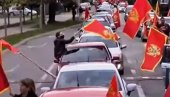 KOMITE PONOVO DIVLJAJU U PODGORICI: Blokirali bulevar ispred zgrade parlamenta (VIDEO)
