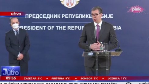 VUČIĆ NAKON SASTANKA SA MASOM: Ne želimo zamrznuti konflikt na Kosovu i Metohiji jer bi neko mogao da ga odmrzne!