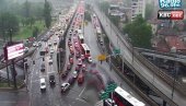 KOLAPS U BEOGRADU: Zbog nevremena nastao metež u saobraćaju - ovde su najveće gužve (FOTO)