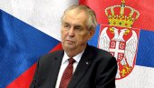 ČEŠKI POSLANIK: Miloš Zeman povukao pravi potez, dugujemo to srpskom narodu