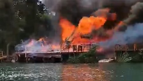 POŽAR NA ADI BOJANI: Izgorele dve kuće, vatra preti da zahvati još jednu! (VIDEO)