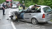 ПОГИНУО ВОЗАЧ: Саобраћајна несрећа на Ибарској магистрали