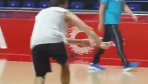 OKUPILI SE KOŠARKAŠI: Teodosić raspoložen na prvom treningu, a tu su i NBA igrači (VIDEO)