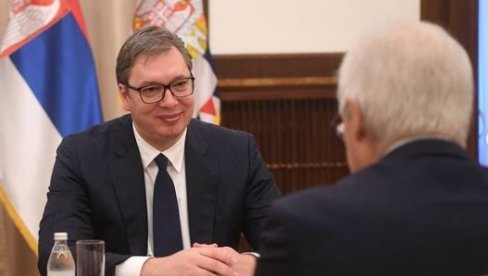 VUČIĆ SE SASTAO SA GRUŠKOM: Predsednik Srbije razgovara sa zamenikom Sergeja Lavrova (FOTO)