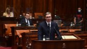 VUČIĆ PREDSTAVIO IZVEŠTAJ SKUPŠTINI O KiM: Situacija je teška, ali nikada nećemo prestati da se borimo (FOTO/VIDEO)