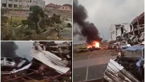 APOKALIPTIČNE SCENE U ČEŠKOJ: Tornado bacao automobile na kuće, vetar rušio krovove (VIDEO)