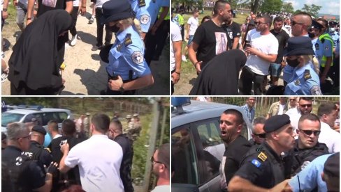 NOVI SNIMAK IŽIVLJAVANJA NAD SRBIMA NA GAZIMESTANU: Pogledajte kako specijalci hapse mladića koji je hteo da zaštiti monahinju (VIDEO)