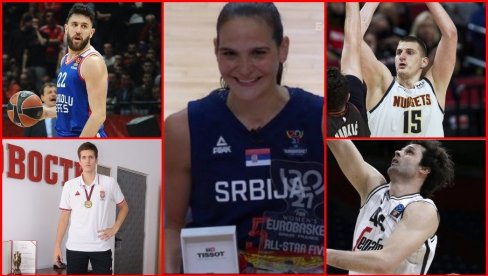 PET MVP NAGRADA ZA GODINU: Sva moguća košarkaška priznanja u srpskim rukama