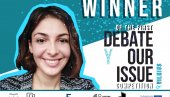 POBEDNICA IZ NOVOG SADA: Jelena Zorić osvojila prvo mesto na internacionalnom onlajn debatnom takmičenju u Litvaniji