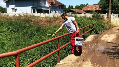 BITKA PROTIV KOMARACA U PARAĆINU: Danas sproveden larvicidni tretman po republičkom programu