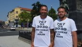 BORBA ZA JANJIN KORAK STIGLA U KRUŠEVAC: Sava i Damil u pešačkoj misiji koja je digla Srbiju na noge (FOTO)
