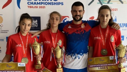 MEDALJE ZA BOKSERKE NA EP: Tri bronze srpskih juniorki na prvenstvu u Gruziji