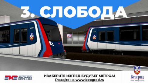 VODI SLOBODA: Evo kako su građani do sada glasali o izgledu budućeg metroa u Beogradu (VIDEO)