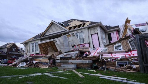 TORNADO RAZORIO DEO GRADA: Više desetina povređeno, nema žrtava u Kanadi