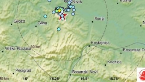 NOVI ZEMLJOTRES KOD PETRINJE: Ponovo se treslo tlo u Hrvatskoj - Tutnjava i treska