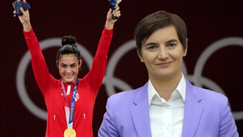 BRAVO MILICE, SRBIJA SE PONOSI VAMA: Premijerka Ana Brnabić čestitala zlatnoj srpskoj reprezentativki