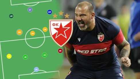 CRVENA ZVEZDA - BRAGA, SASTAVI: Stankovićevo iznenađenje u napadu!