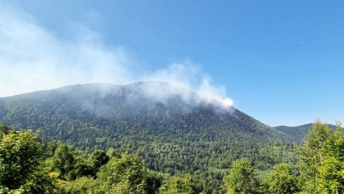 SRPSKA JE PRIORITET SRBIJE! Stigla pomoć u gašenju požara na planini iznad Višegrada